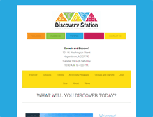 Tablet Screenshot of discoverystation.org